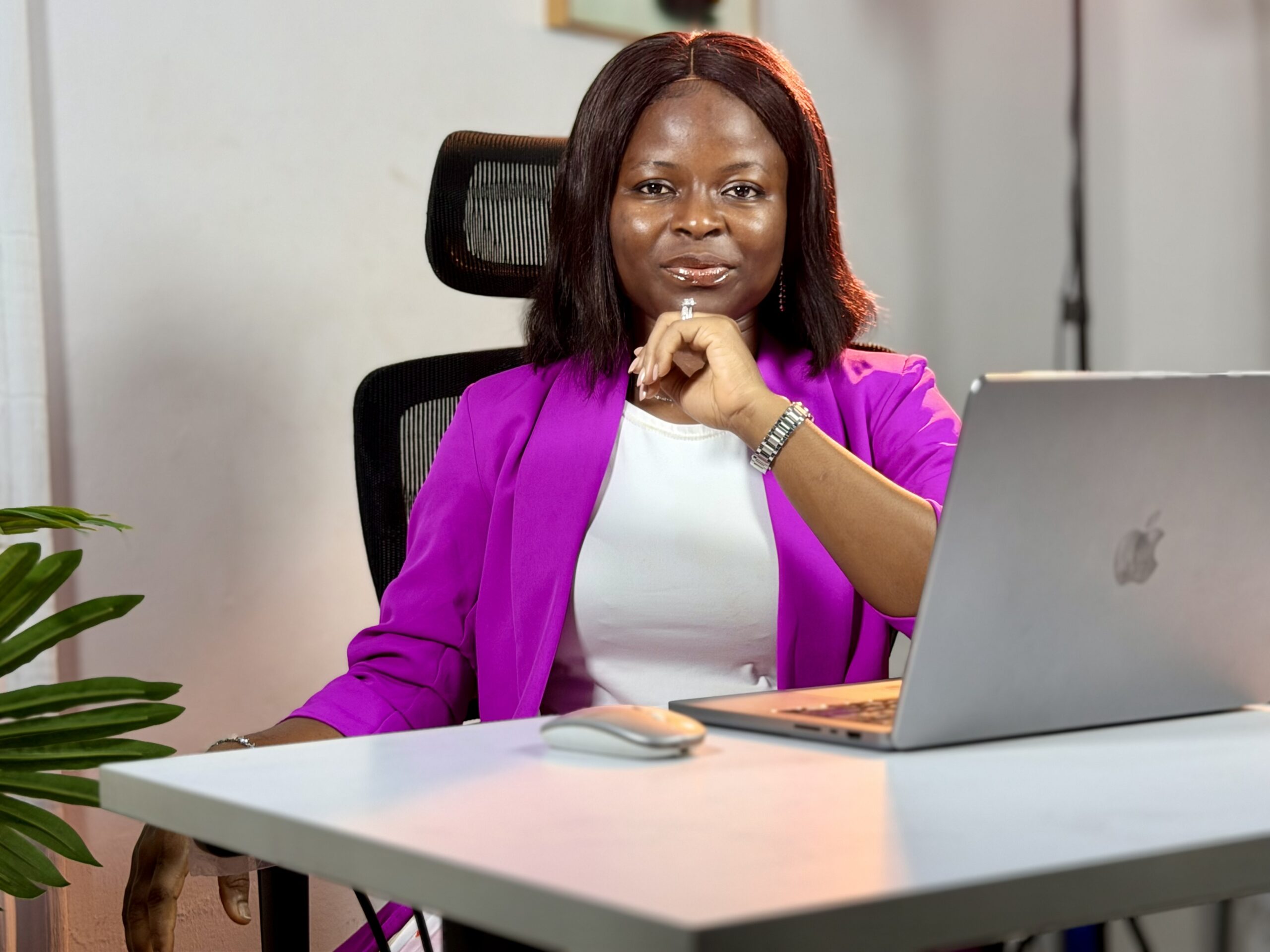 Damilola Ife-Bolade at work